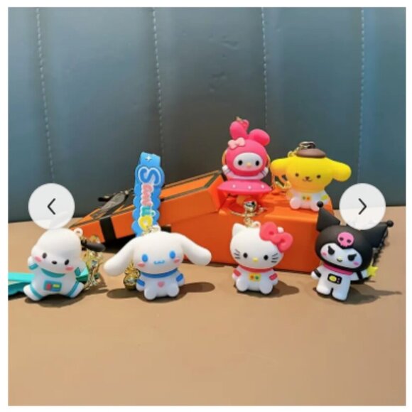 Sanrio Series 3-D Keychains, Hello Kitty you choose - Picture 2 of 3